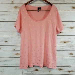 Cynthia Rowley | Pink Pineapple Tee